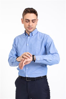 Cty Oxfrd Kls Uzun Kol Gömlek 2122 SAX MAVİ
