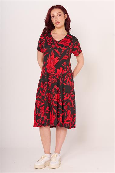 ELBİSE V&S 21Y KULPLU DESENLİ K.KOL BAYAN (LVT) DESENLİ