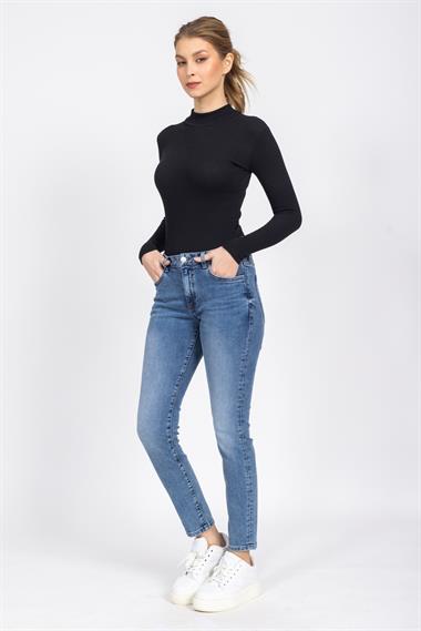 Esp Bayan Kot Pantolon 23y MAVİ
