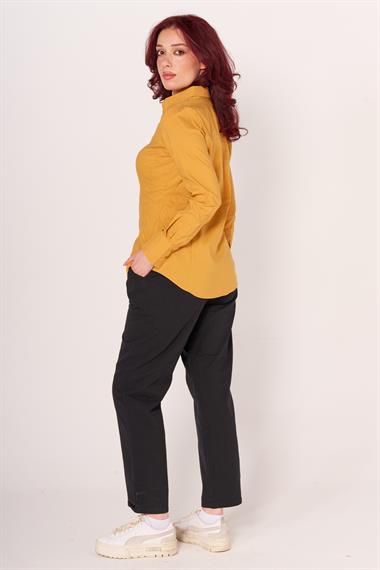 GÖMLEK MORE&MORE 22Y U.KOL BAYAN (SEY) SARI