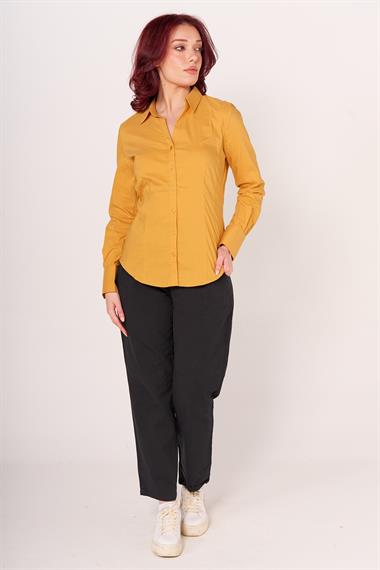 GÖMLEK MORE&MORE 22Y U.KOL BAYAN (SEY) SARI