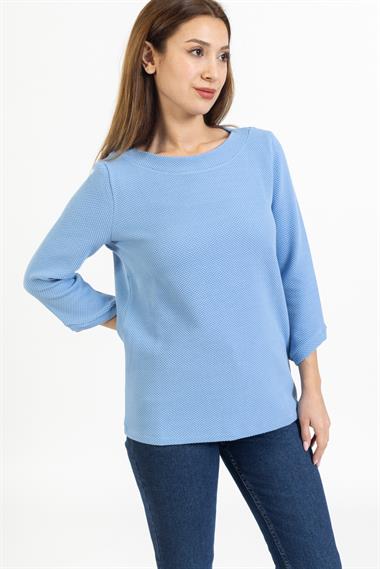 Gw Bayan O Yaka U.Kol Sweat 23k Ptk MAVİ