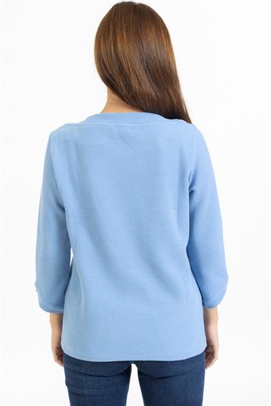 Gw Bayan O Yaka U.Kol Sweat 23k Ptk MAVİ