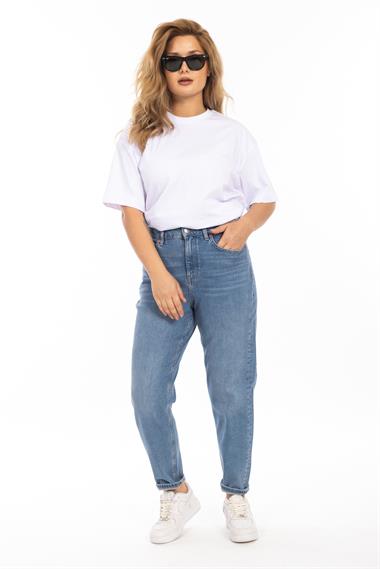 İpk Unisex Düz Basıc K.Kol Tshırt 25y Cu Beyaz