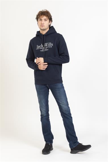 Jack Wılls Unisex Kapşonlu U.Kol Sweat 23y kso LACİVERT