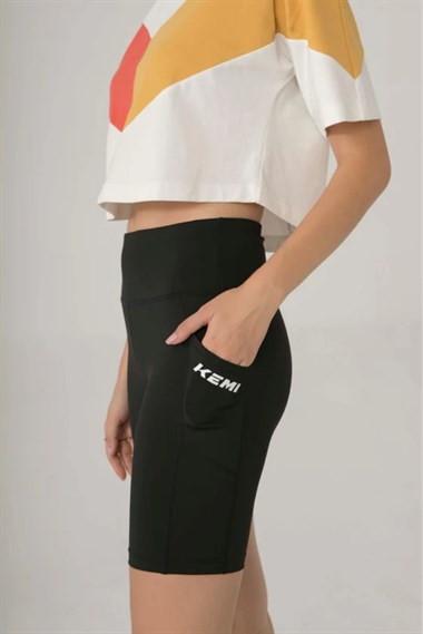 Kemı Bayan İnterval Sporcu Şort 26y Kmı SİYAH