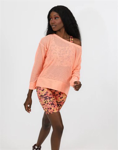 Kemı Bayan O Yaka Fileli U.Kol Tshırt 26y Kmı PEMBE