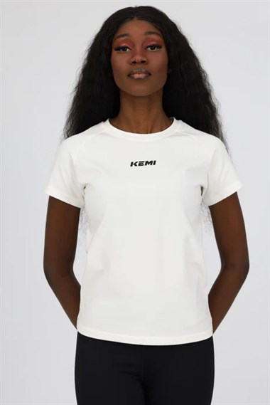 Kemı Bayan O Yaka K.Kol Tshırt 26y Kmı KREM