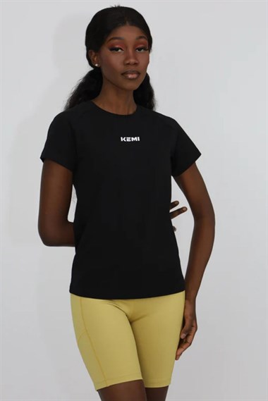 Kemı Bayan O Yaka K.Kol Tshırt 26y Kmı SİYAH