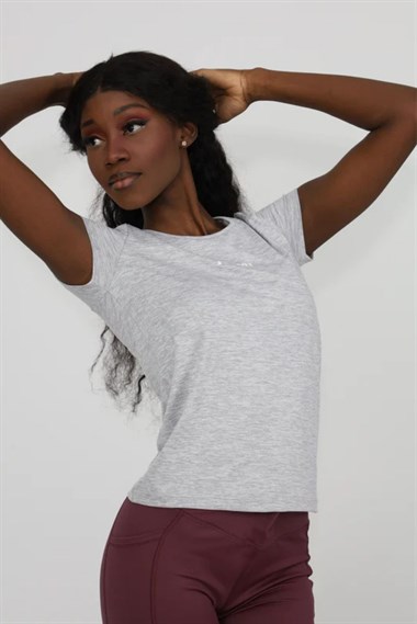 Kemı Bayan O Yaka K.Kol Tshırt 26y Kmı GRİ