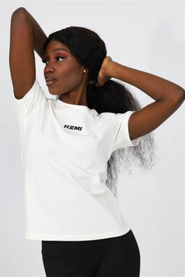 Kemı Bayan O Yaka K.Kol Tshırt 26y Kmı KREM