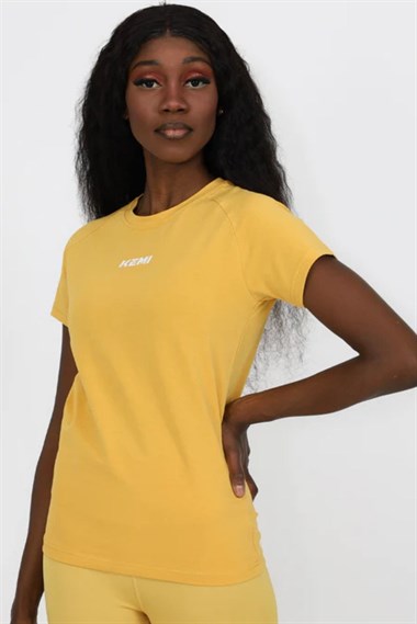 Kemı Bayan O Yaka K.Kol Tshırt 26y Kmı SARI