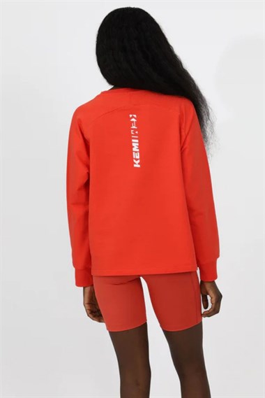 Kemı Bayan O Yaka Sweat 26k Kmı TURUNCU