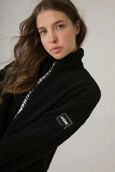 Kemı Bayan Tam Fer.Pelüş Sweat 26y Kmı SİYAH