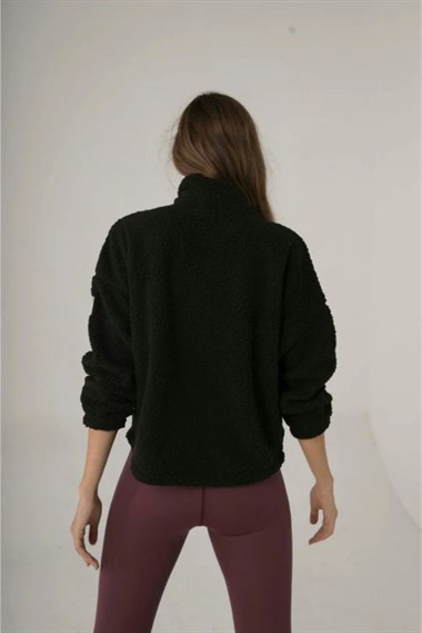 Kemı Bayan Tam Fer.Pelüş Sweat 26y Kmı SİYAH