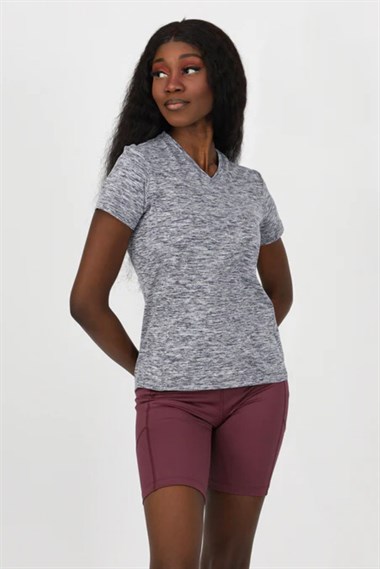 Kemı Bayan V Yaka K.Kol Tshırt 26y Kmı MAVİ