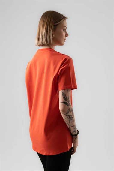 Kemı Unisex O Yaka K.Kol Tshırt 26y Kmı TURUNCU