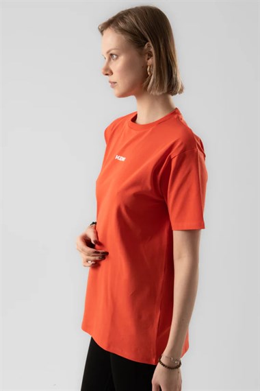 Kemı Unisex O Yaka K.Kol Tshırt 26y Kmı TURUNCU