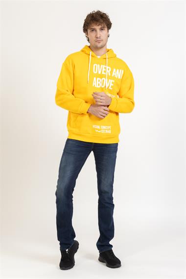 Ltb Unisex Kapşonlu U.Kol Sweat 23y kso SARI