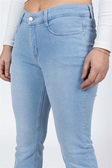 Mac Kadın Kot Dream Boru Paça Pantolon 22k Ae Açık Mavi d491