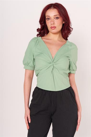 Mng Bayan Gömlek 24y Sf YEŞİL