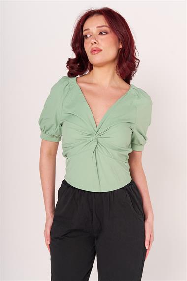 Mng Bayan Gömlek 24y Sf YEŞİL