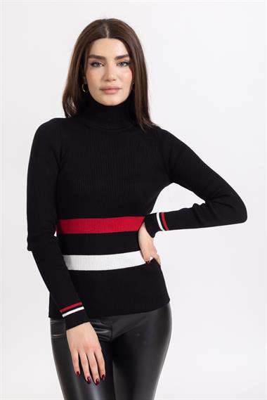 Ms Bayan Balıkçı U.Kol Kazak SİYAH