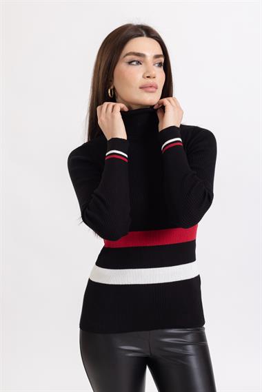 Ms Bayan Balıkçı U.Kol Kazak SİYAH