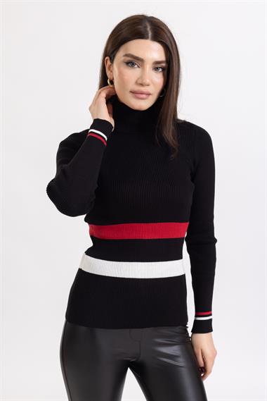 Ms Bayan Balıkçı U.Kol Kazak SİYAH