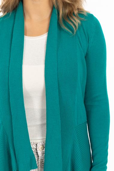 Ms Kadın Örme İnce Hırka Tpş int YEŞİL