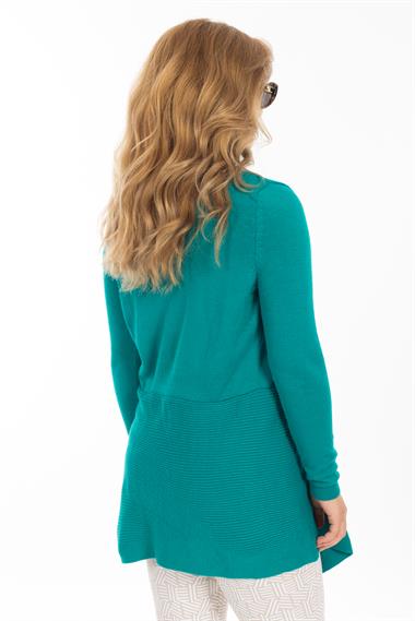 Ms Kadın Örme İnce Hırka Tpş int YEŞİL