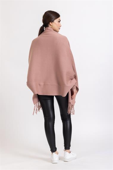 Ms Bayan Örme Kollu Şal PUDRA