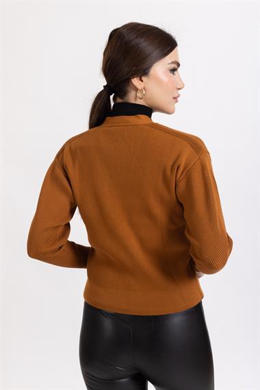 Ms Bayan Tam Dügmeli Hırka TARÇIN