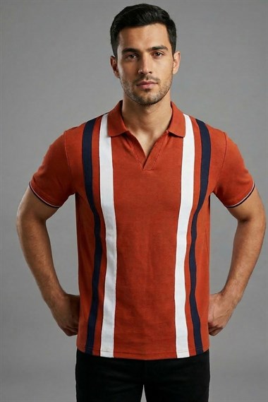 Nxt Erkek Polo Yaka K.Kol Tshırt 20y Kso TURUNCU
