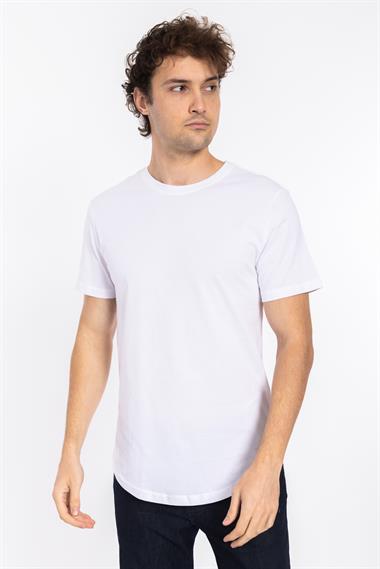Only Erkek O Yaka K.Kol Tshırt 99020 25y Mg Beyaz