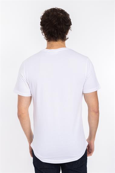 Only Erkek O Yaka K.Kol Tshırt 99020 25y Mg Beyaz