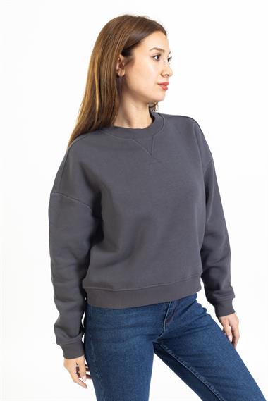 Onr Unisex O Yaka U.Kol Sweat 23k Ae FÜME