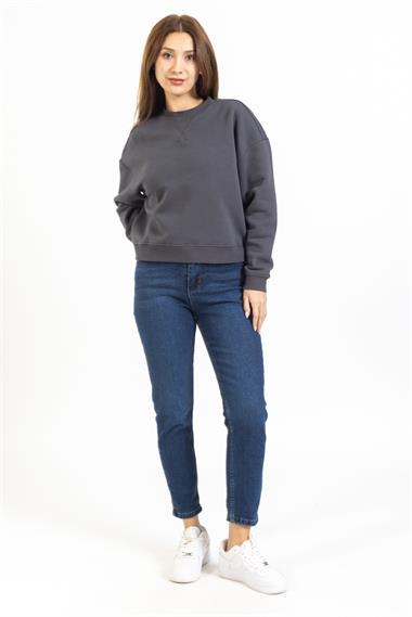 Onr Unisex O Yaka U.Kol Sweat 23k Ae FÜME