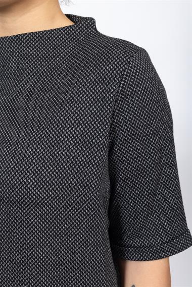 Opus Kadın O Yaka K.Kol Sweat 24k Ptk KAZ/AYAGI DESENLİ