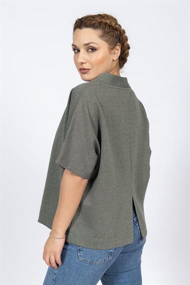 Opus Kadın O Yaka K.Kol Sweat 24k Ptk YEŞİL