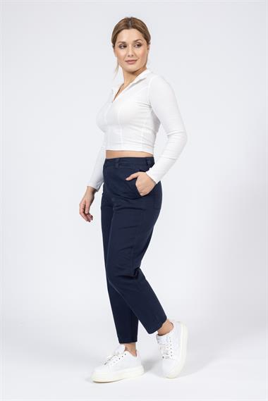 Reserved Gabardin Kanvas Pantolon 24y kso LACİVERT