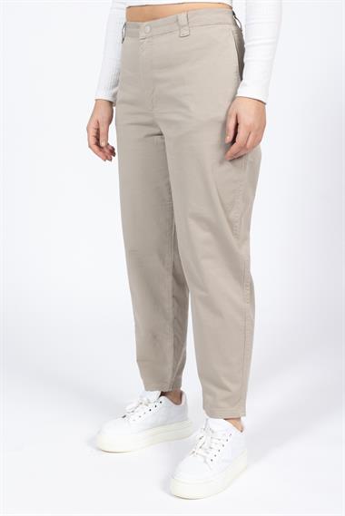 Reserved Gabardin Kanvas Pantolon 24y kso KREM