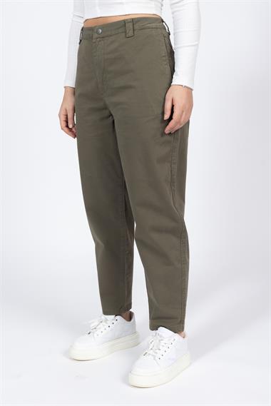 Reserved Gabardin Kanvas Pantolon 24y kso YEŞİL