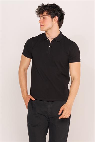 TSHIRT M&D 21Y POLO YAKA K.KOL ERKEK (KSO) SİYAH