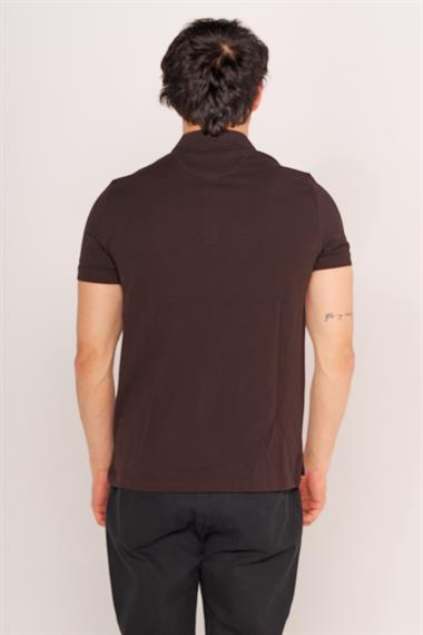 TSHIRT M&D 21Y POLO YAKA K.KOL ERKEK (KSO) KAHVE