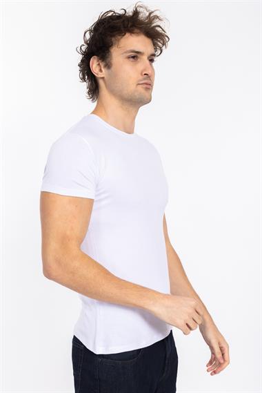 TSHIRT V&S 25K BAMBU O YAKA ERKEK (M&C) Beyaz