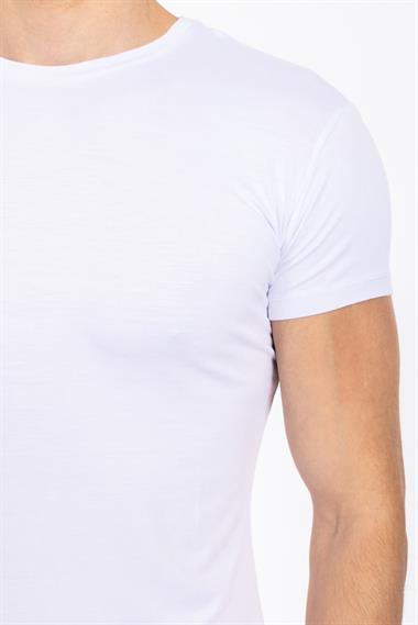 TSHIRT V&S 25K BAMBU O YAKA ERKEK (M&C) Beyaz