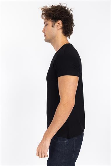 TSHIRT V&S 25K BAMBU O YAKA ERKEK (M&C) SİYAH