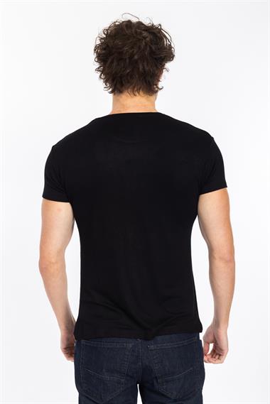 TSHIRT V&S 25K BAMBU O YAKA ERKEK (M&C) SİYAH