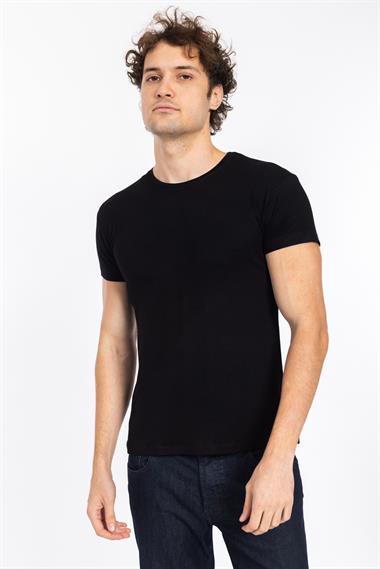 TSHIRT V&S 25K BAMBU O YAKA ERKEK (M&C) SİYAH